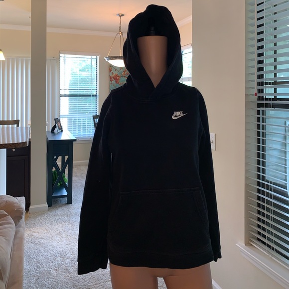 Nike Tops - Nike Girls Black Hoodie size L